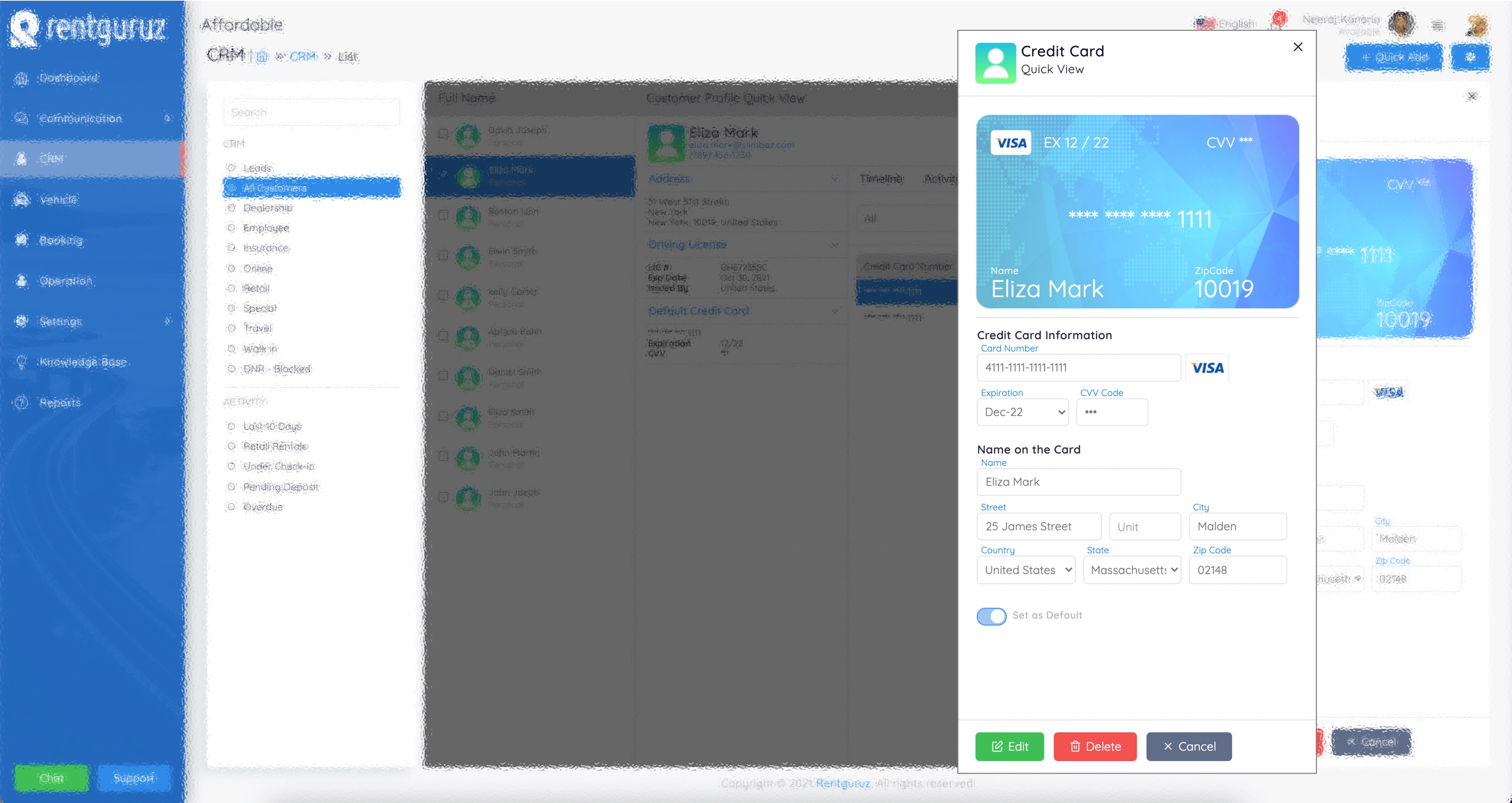 End to end rent to own process using RentGuruz application